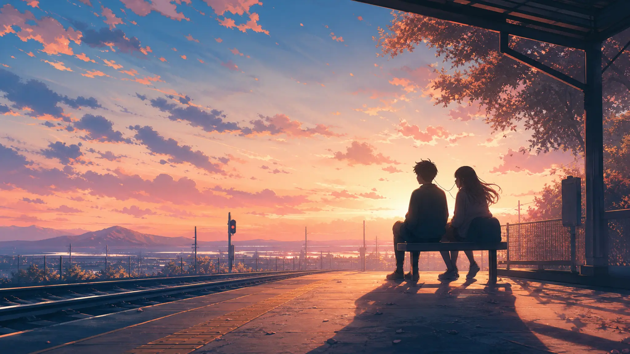Atmospheric poster for the Anime Ending template