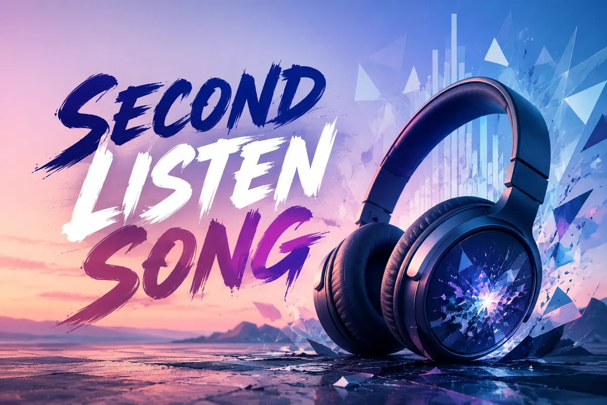 Atmospheric poster for the Second Listen Song template