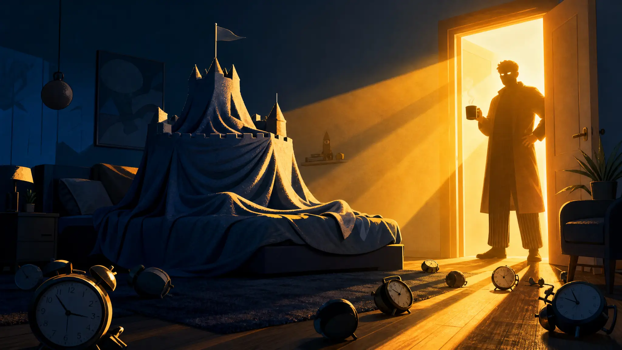 Atmospheric poster for the Failed to Wake Up Song template